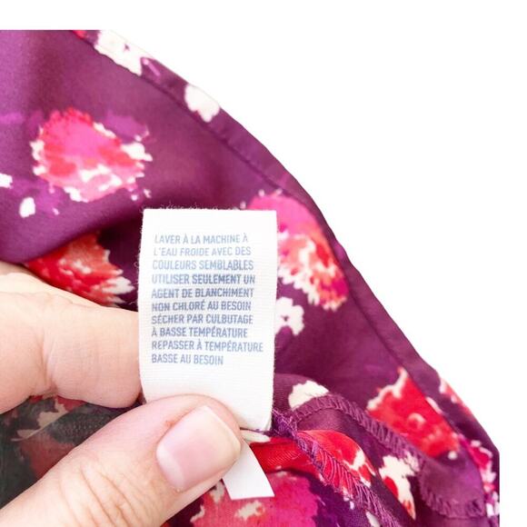 American Eagle AE Strapless Floral Sweetheart Neckline Peplum Bodice Top Large - Picture 6 of 11